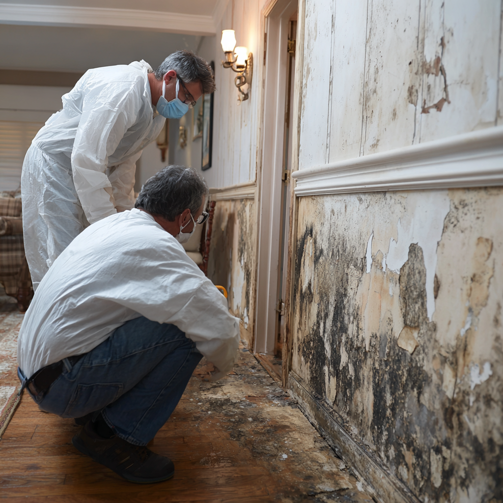 Mold growth following water damage
