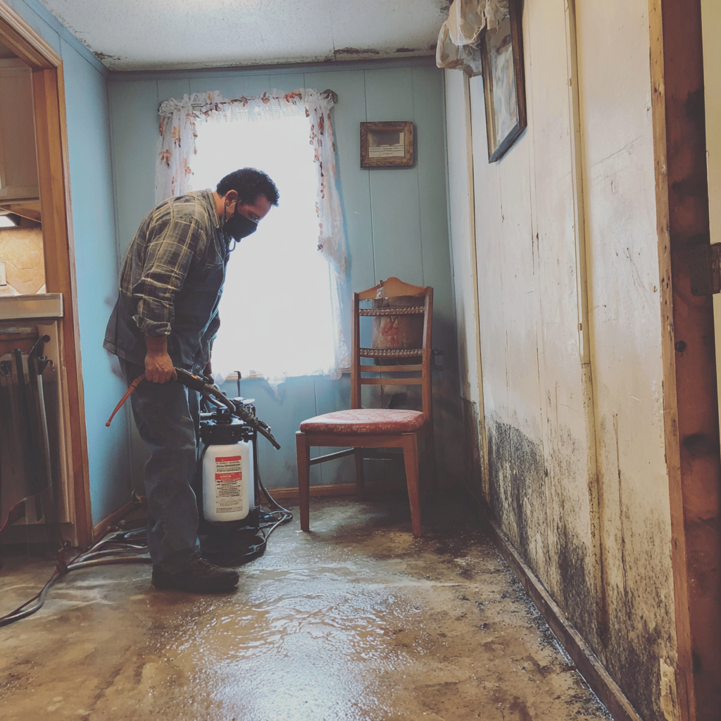 Water damage restoration services